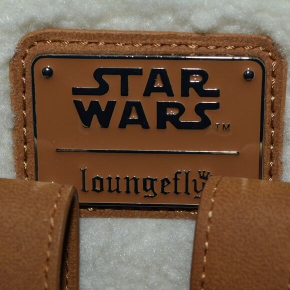 Star Wars x Loungefly Baby Yoda Grogu Disney Parks Sherpa Mini Backpack Fuzzy main image 5